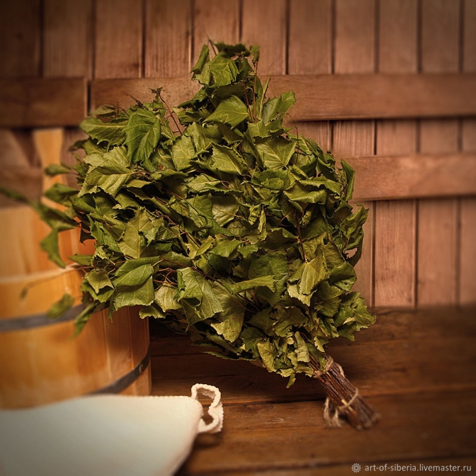 Веник банный БЕРЁЗА