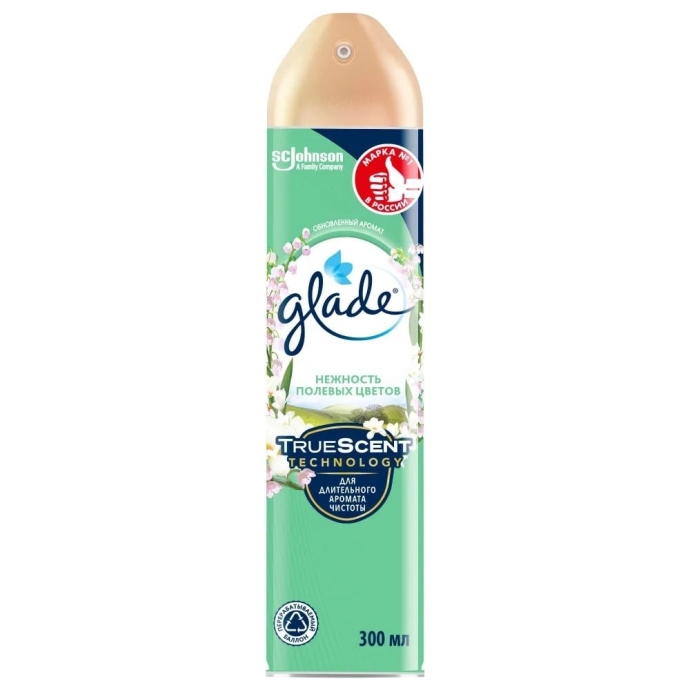 Освежитель воздуха Glade Нежность полевых цветов 300 мл.