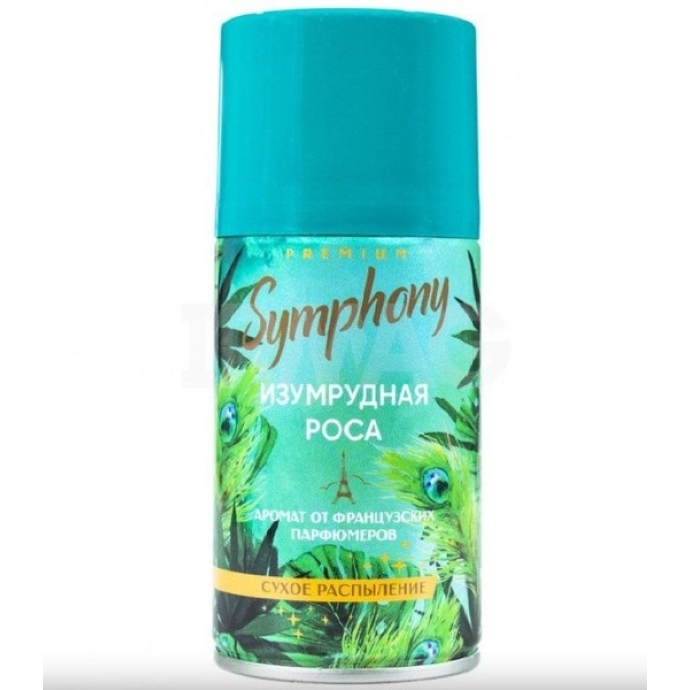Освежитель воздуха Symphony Изумрудная роса запаска 250 мл.