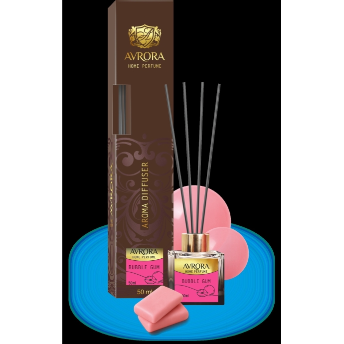 Диффузор ароматический Avrora Bubble gum 50 мл.