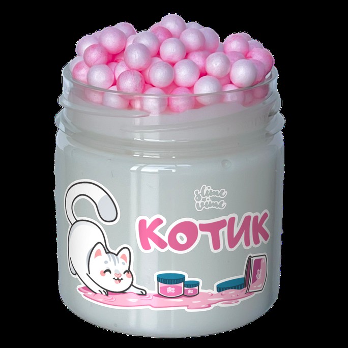 Слайм Котик Squeeze me