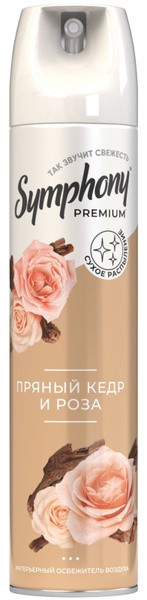 Освежитель воздуха Symphony Пряный кедр и роза 300 мл.