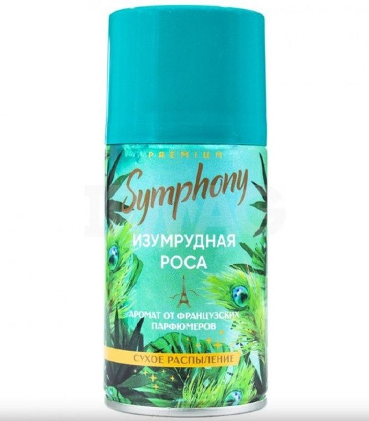 Освежитель воздуха Symphony Изумрудная роса запаска 250 мл.