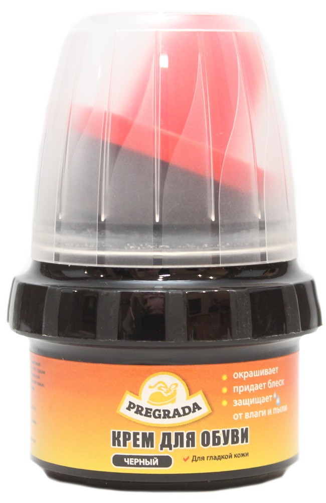 Крем для обуви Show черный с губкой 50 мл.